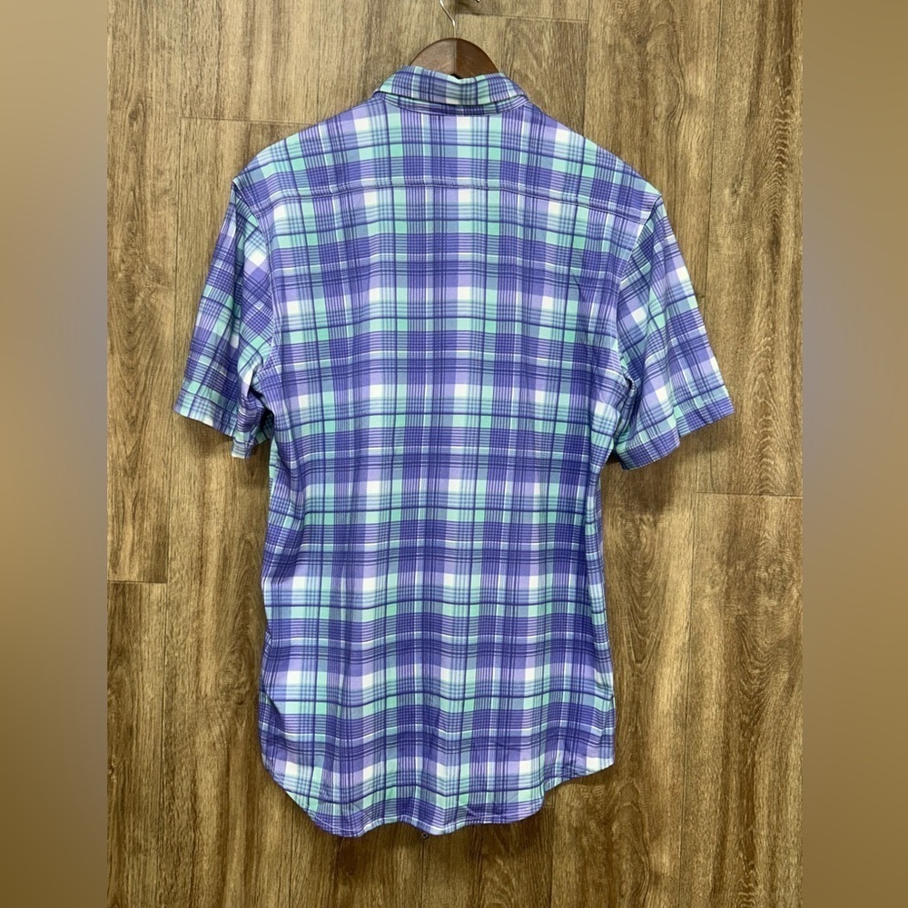 NEW Tailor Byrd Plaid Short Sleeve Button Down - Picture 2 of 8